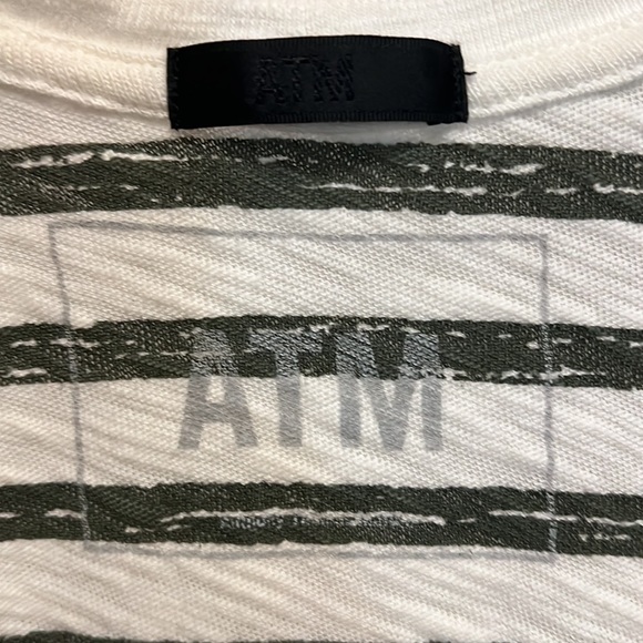 ATM reverse striped tank in size medium. - Picture 3 of 3